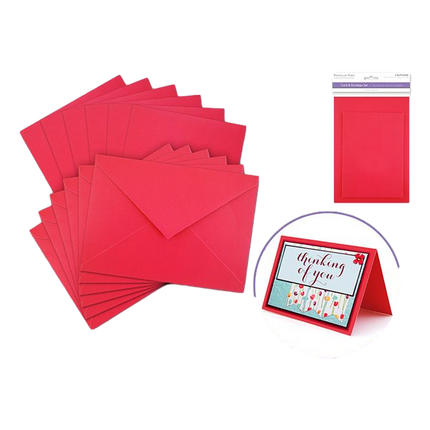 Red Card Making Envelope Set sold by RQC Supply Canada  Edit alt text