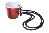 Red 2 oz Shooter Cup with Lanyard - Red Cup Living