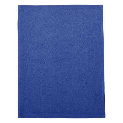 Royal Blue  Hemmed Fingertip Towels sold by RQC Supply Canada