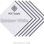 Glitter Rainbow White