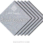Glitter Silver Confetti