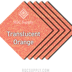 Glitter Translucent Orange