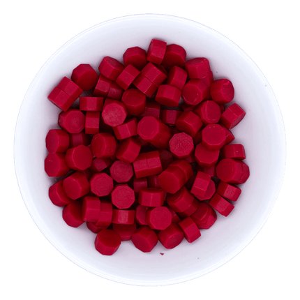 Wax Seal Beads by Spellbinders perfect for wax sealing decorations sold by RQC Supply Canada an arts and craft store located in Woodstock, Ontario showing red colour
