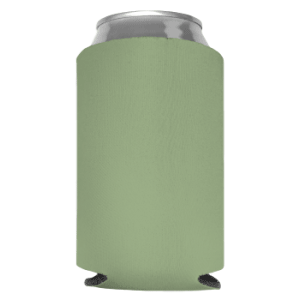 Sage Foam Can Coolers, beer can holders sold by RQC Supply Canada