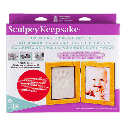Sculpy Keepsake Photo Frame Kit sold by RQC Supply Canada an arts and craft store located in Woodstock, Ontario