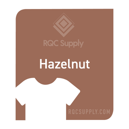 Siser 12" EasyWeed Heat Tansfer Vinyl (HTV). One hundred and fifty foot length. Hazelnut colour shown, sold by RQC Supply Canada.