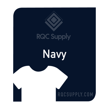 Siser 12" EasyWeed Heat Tansfer Vinyl (HTV). One hundred and fifty foot length. Navy colour shown, sold by RQC Supply Canada.
