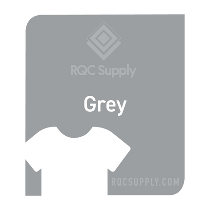 Siser 15" EasyWeed Stretch Heat Tansfer Vinyl (HTV). Grey colour shown, sold by RQC Supply Canada.
