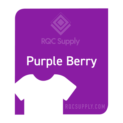 Siser 15" EasyWeed Stretch Heat Tansfer Vinyl (HTV). Purple Berry colour shown, sold by RQC Supply Canada.