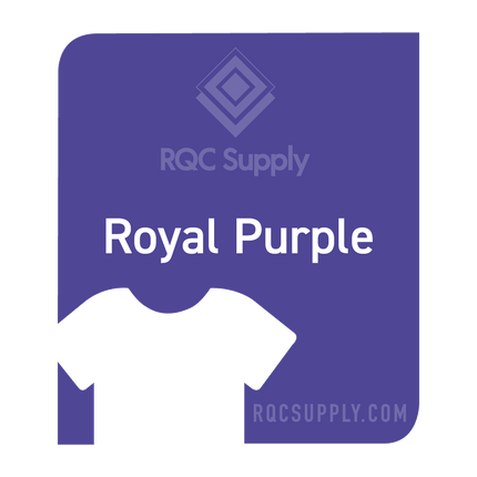 Siser 15" EasyWeed Stretch Heat Tansfer Vinyl (HTV). Royal Purple colour shown, sold by RQC Supply Canada.