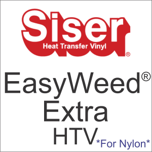 EasyWeed Extra Heat Transfer Vinyl (HTV)  Iron on Vinyl for Nylon - Siser