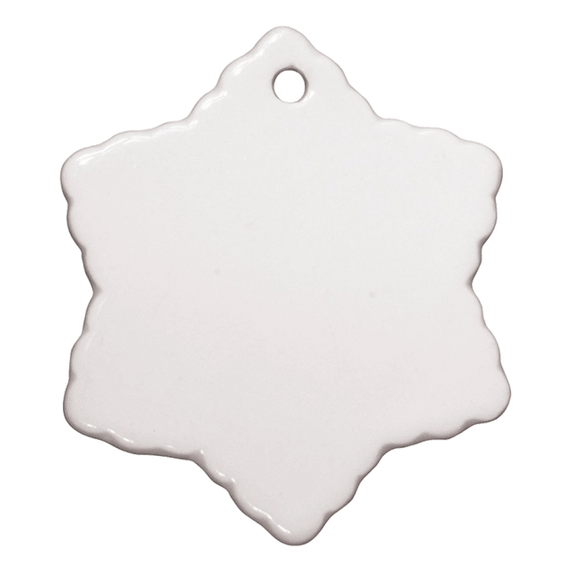 Ceramic Christmas Ornament - Blanks for Sublimation