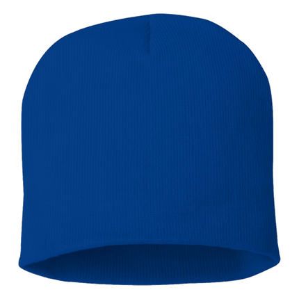 Sportsman 8" Acrylic Knit Beanie Hats sold by RQC Supply Canada located in Woodstock, Ontario shown in royal blue knit hat