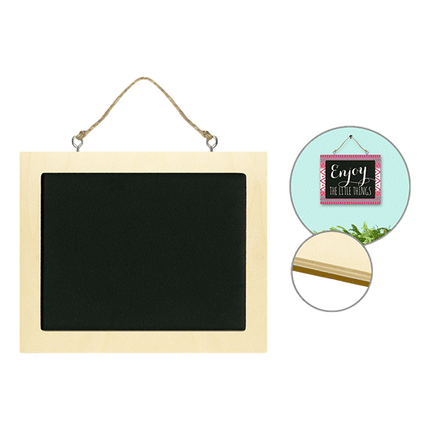 Rectangle hanging chalkboard sold by RQC Supply located in Woodstock, Ontario 