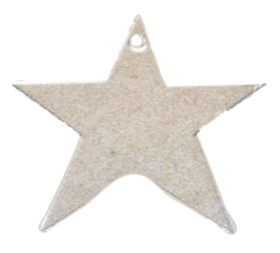 Star shaped Acrylic Shaped Discs, Acrylic Christmas Ornaments sold by RQC Supply Canada
