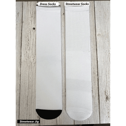 Streetwear or Athletic Sock Jigs sold by RQC Supply Canada