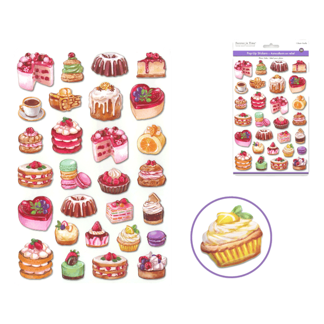 Sweat Treats Scrapbooking Stickers sold by RQC Supply Canada located in Woodstock, Ontario