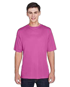 T11 Mens Zone Pink polyester tshirts sold by RQC Supply Canada
