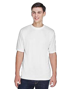 T11 Mens Zone White polyester tshirts sold by RQC Supply Canada