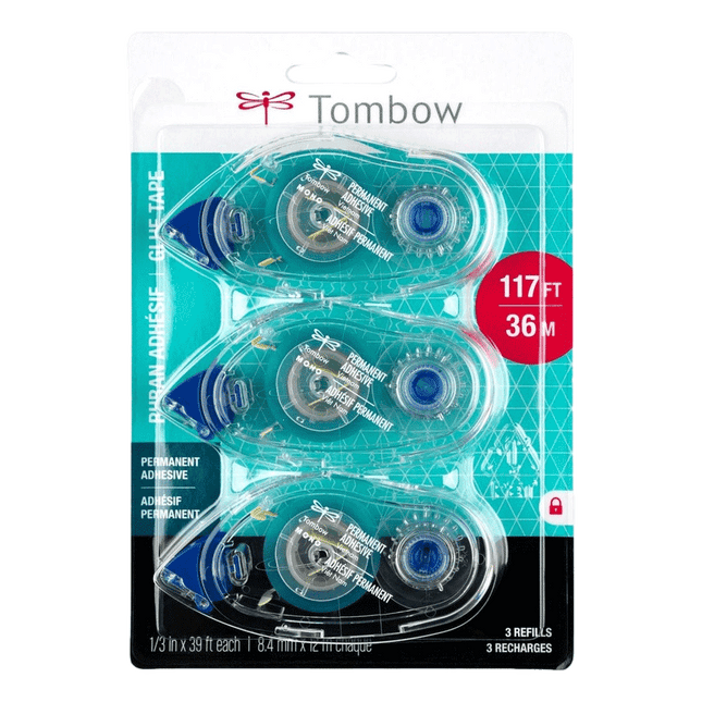 Tombow adhesive tape runners 3pk sold by RQC Supply Canada located in Woodstock, Ontario