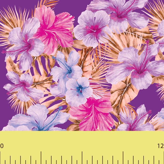 Tropical Flower Pink pattern available in HTV and Adhesive. Sold By RQC Supply Canada.