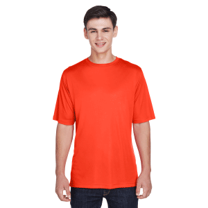 T11 Mens Zone Team Orange polyester tshirts sold by RQC Supply Canada