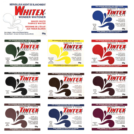 Tintex Fabric Dye sold by RQC Supply Canada located in Woodstock, Ontario