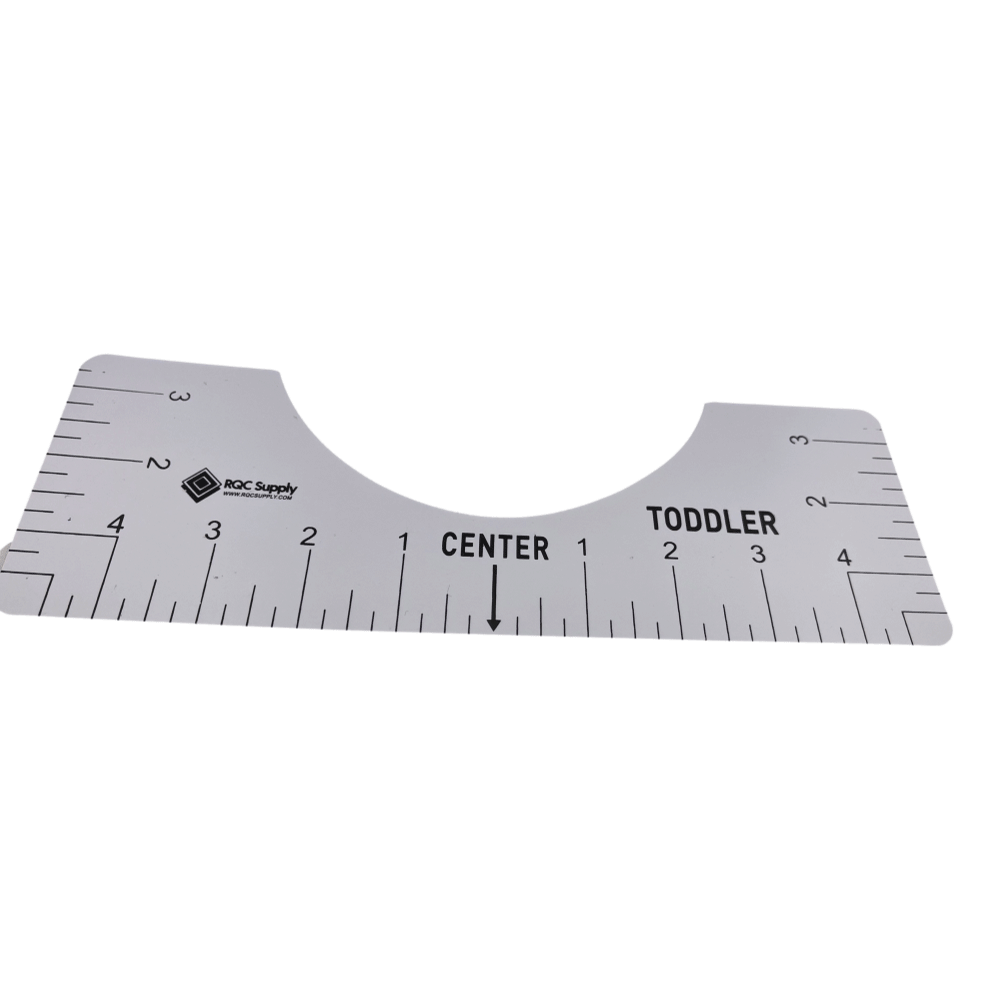 Blank Sublimation T-Shirt Transfer Alignment Ruler (4 Piece) for