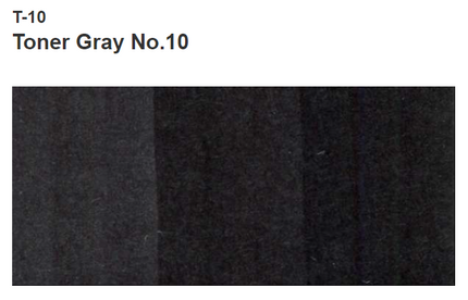 Toner Gray 10 Copic Ink Markers sold by RQC Supply Canada located in Woodstock, Ontario