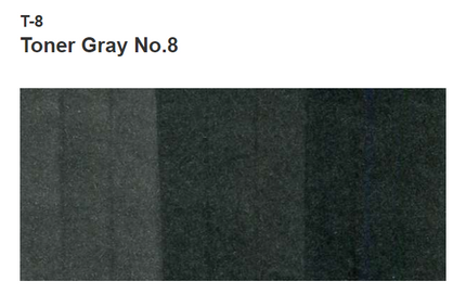 Toner Gray 8 Copic Ink Markers sold by RQC Supply Canada located in Woodstock, Ontario