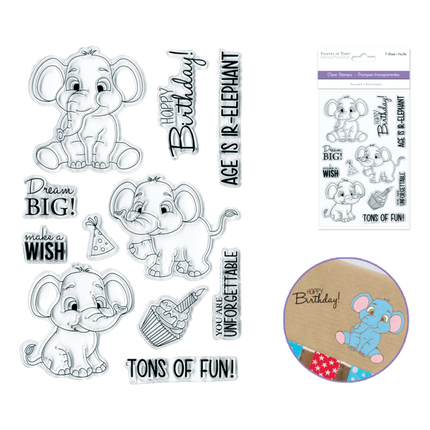 Forever in Time: Tons of Fun Clear Stamps sold by RQC Supply Canada
