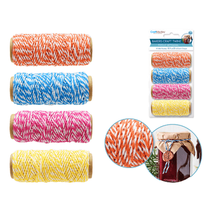 Tropical Themed Bakers Twine Spools sold by RQC Supply Canada located in Woodstock, Ontario