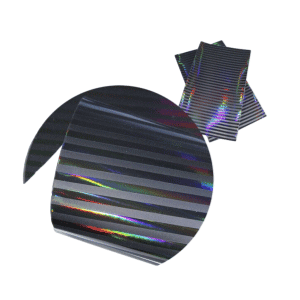 Tungsten Holographic Faux Leather Sheet x 1