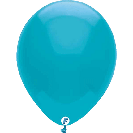 Turquoise Latex Balloons sold by RQC Supply Canada located in Woodstock, Ontario 