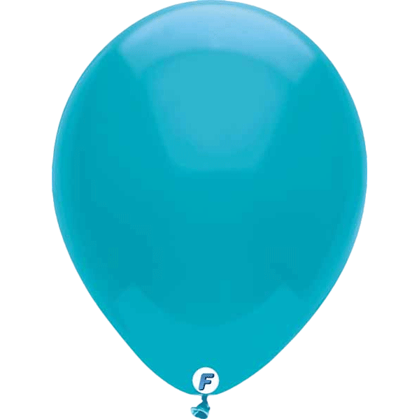 Turquoise Latex Balloons sold by RQC Supply Canada located in Woodstock, Ontario 