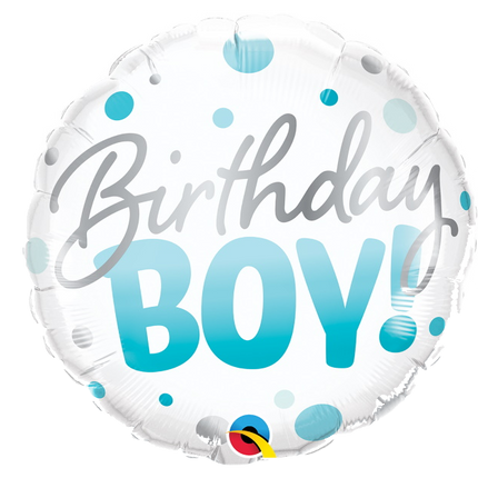 Happy Birthday Boy Mylar Balloons sold by RQC Supply Canada located in Woodstock, Ontario Canada