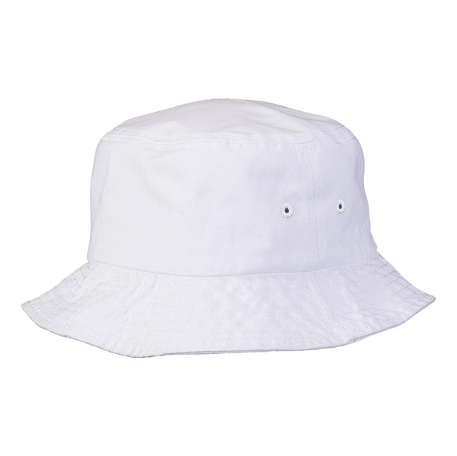 2050 Sportsman Bucket hat sold by RQC Supply an arts and craft store located in Woodstock, Ontario showing white colour