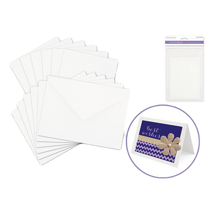 Card Making: 4.5" x 6" Cards + Envelopes 6 sets A6