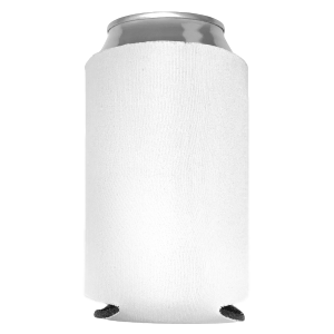 White Foam Can Coolers, beer can holders sold by RQC Supply Canada