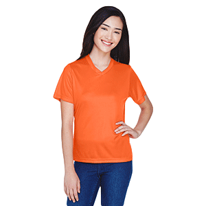Womens Polyester Short Sleeve Tshirt made by Team 365 sold by RQC Supply Canada