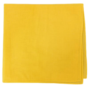 Yellow Solid Colour Cotton Square Bandanas sold by RQC Supply Canada