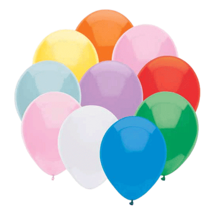 Assorted Latex 12" Balloons sold by RQC Supply Canada located in Woodstock, Ontario