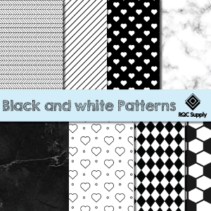 Black and White Pattern Vinyl