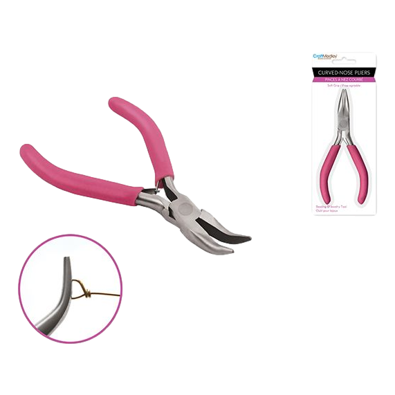 Beading/Jewelry Tool: Long Round Nose Pliers w/Soft Grip Handle sold by RQC Supply Canada
