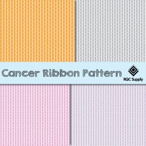 12"  Cancer Ribbon Pattern Vinyl