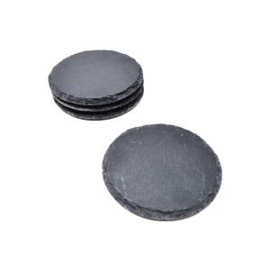Circle Slate Coasters sold by RQC Supply Canada