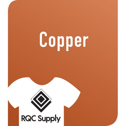 Copper, Siser, Electric HTV, Heat Transfer Vinyl, 1 foot, RQC Supply, Woodstock, Ontario