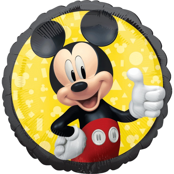 18" Round Mickey Mouse Forever Foil Balloon