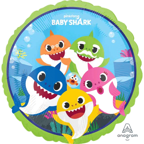 Baby Shark Mylar Balloons sold by RQC Supply Canada located in Woodstock, Ontario