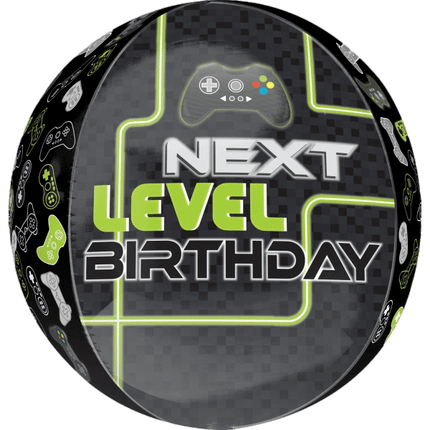 ORBZ Level Up  Game Birthday Foil Balloon